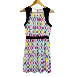 Daniel Rainn multicolored birdcage dress size xs
